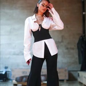 ORSEUND Iris Structured Black corset S.SOLD OUT!!!